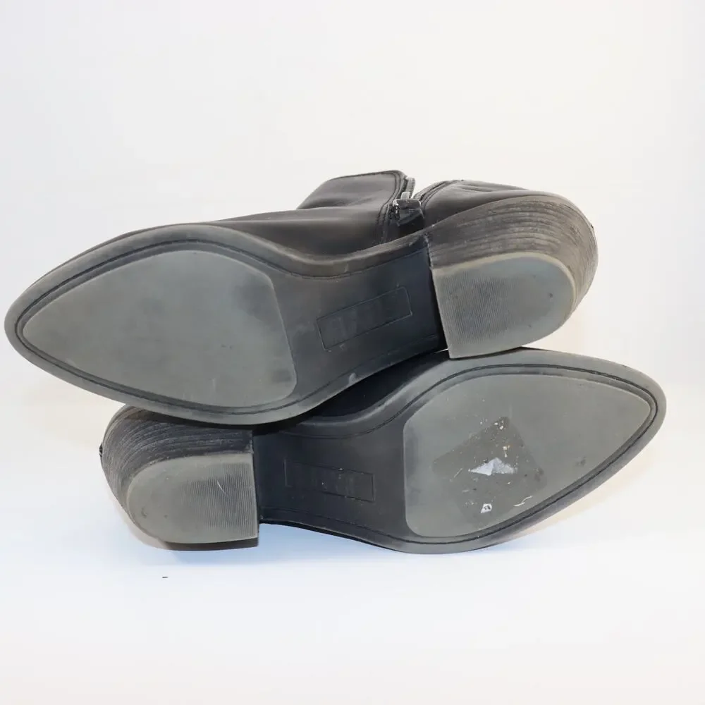Frye Black Leather Ankle Booties‎ – Size 8